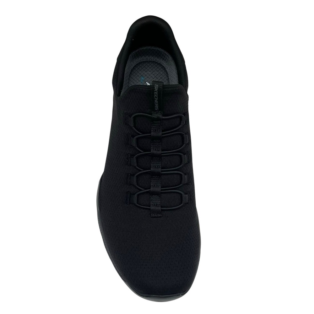Skechers Equalizer 4.0 Voltis Men's Slip-on Walking Sneaker Size 11 Solid Black - Picture 4 of 12